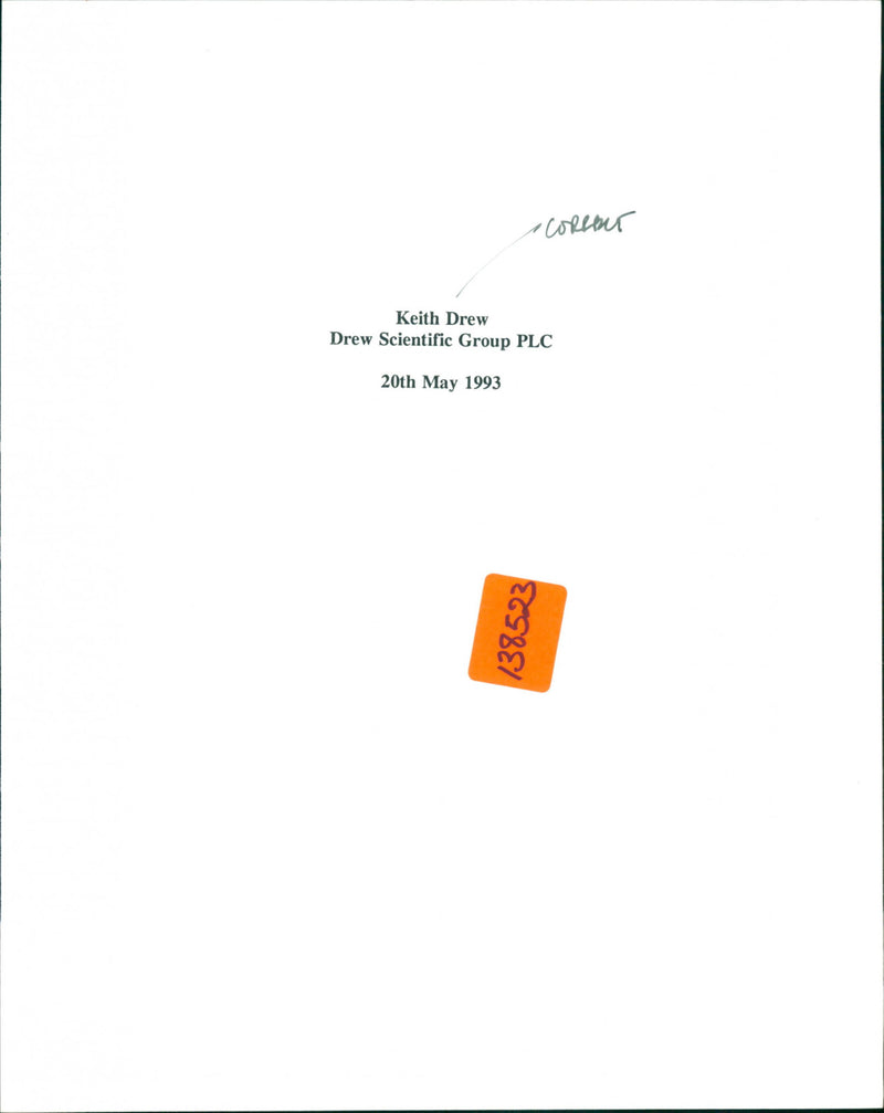 Keith Drew. - Vintage Photograph