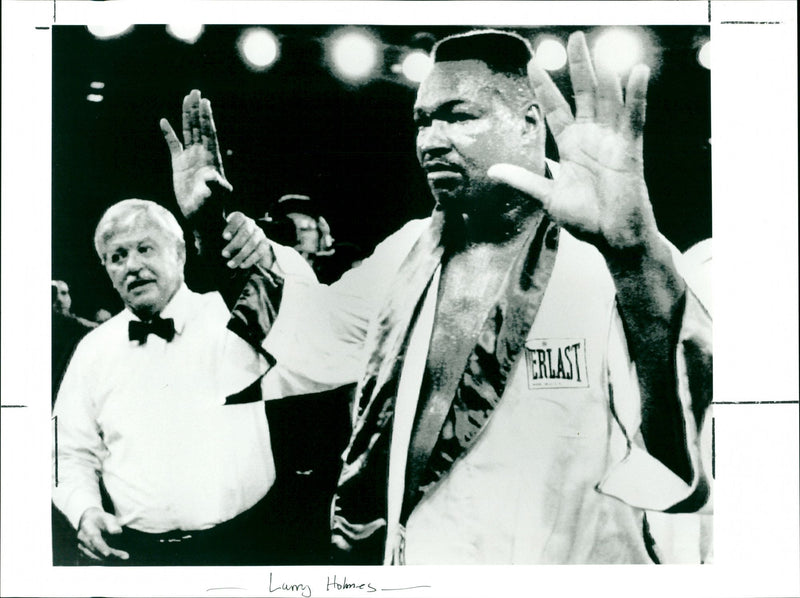 Larry Holmes - Vintage Photograph