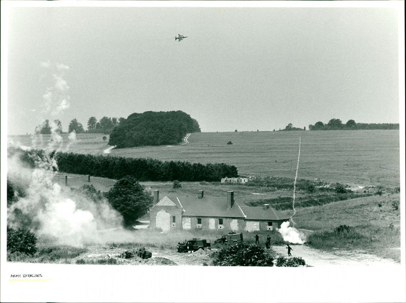 Army Exercises - Vintage Photograph