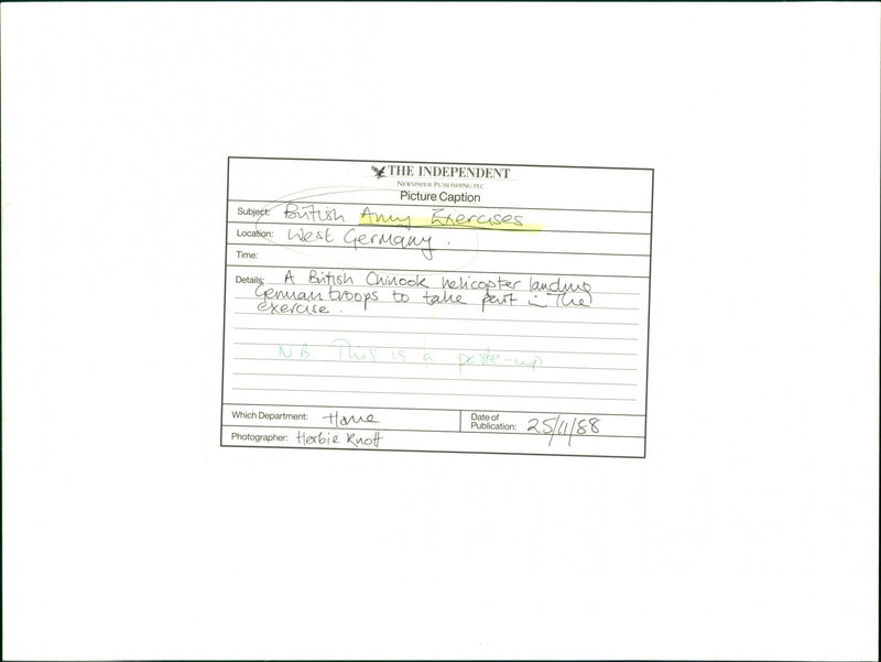 Army Exercises - Vintage Photograph