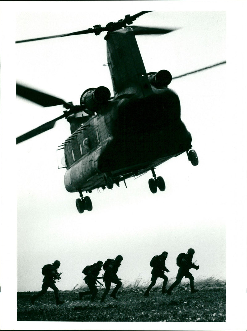 Army Exercises - Vintage Photograph