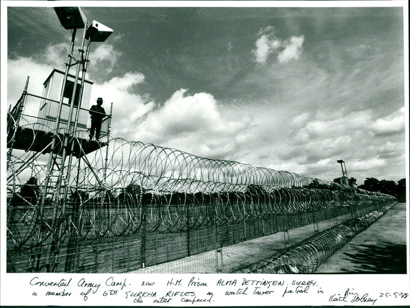 Army Camp. - Vintage Photograph