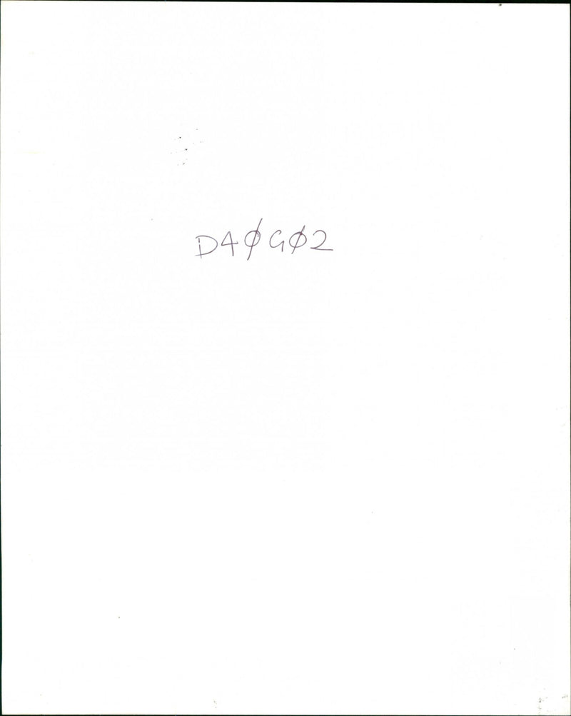 Female Fashion Model - August 25 1990 - Vintage Photograph