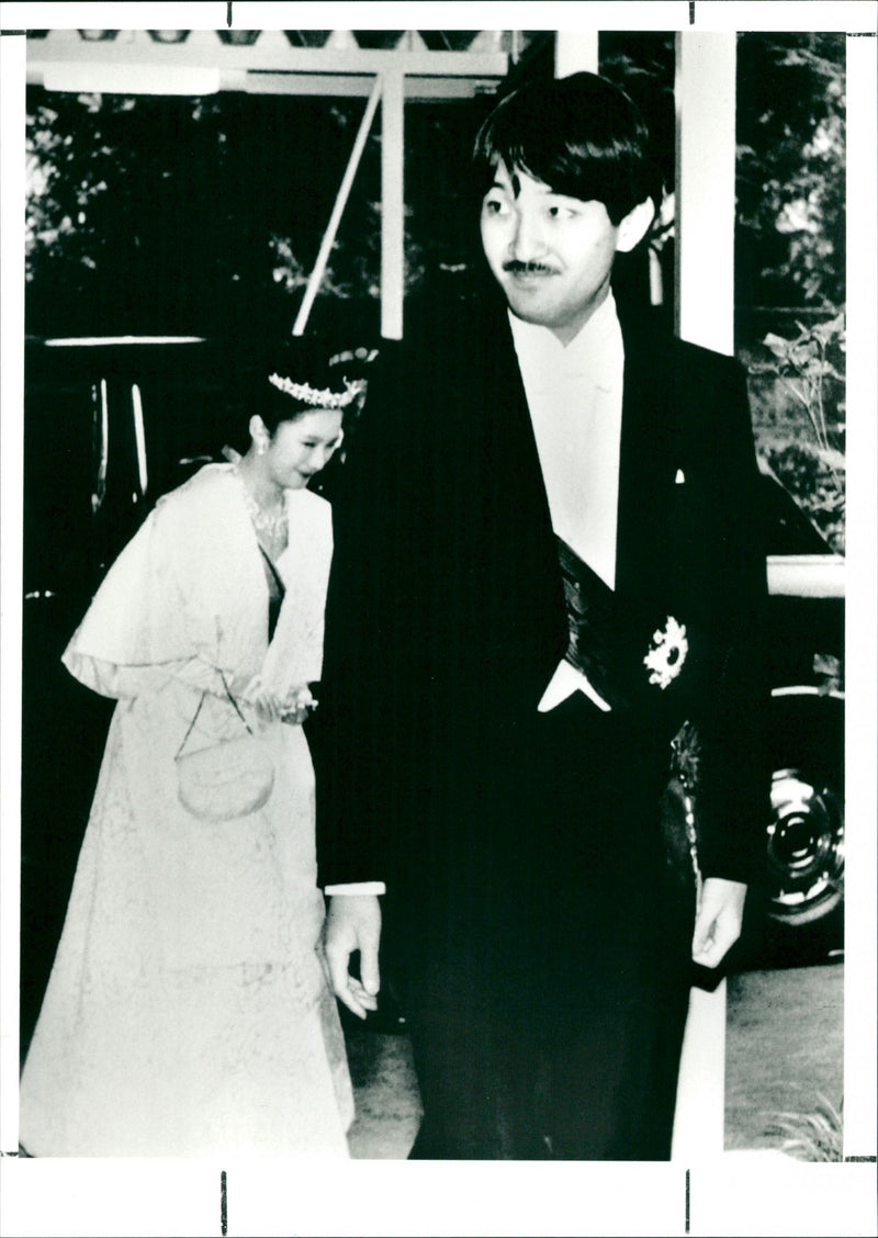 Fumihito, Prince Akishino, Crown Prince of Japan and Kiko, Princess Akishino - Vintage Photograph