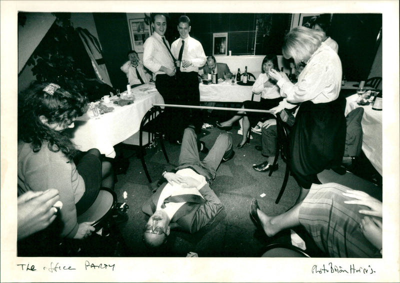 The Office Party - Vintage Photograph