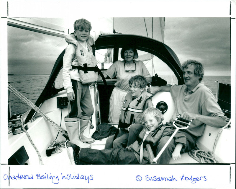 Chartered Sailing holidays - Vintage Photograph