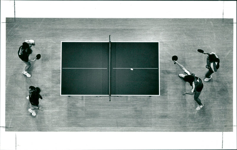 English Open Table Tennis Championships - Vintage Photograph