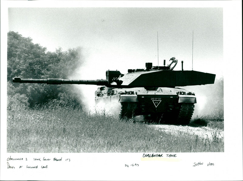 Challenger Tank - Vintage Photograph