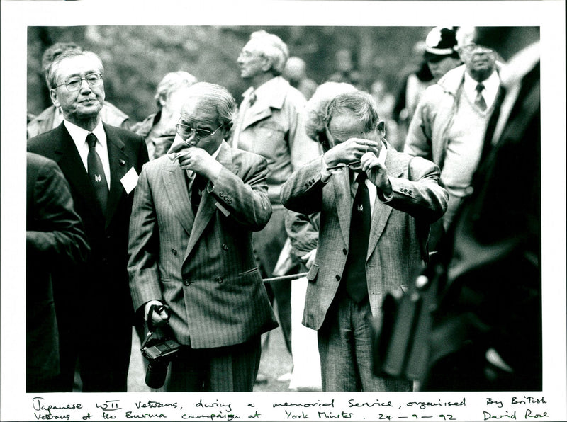 Japanese WWII Veterans - Vintage Photograph