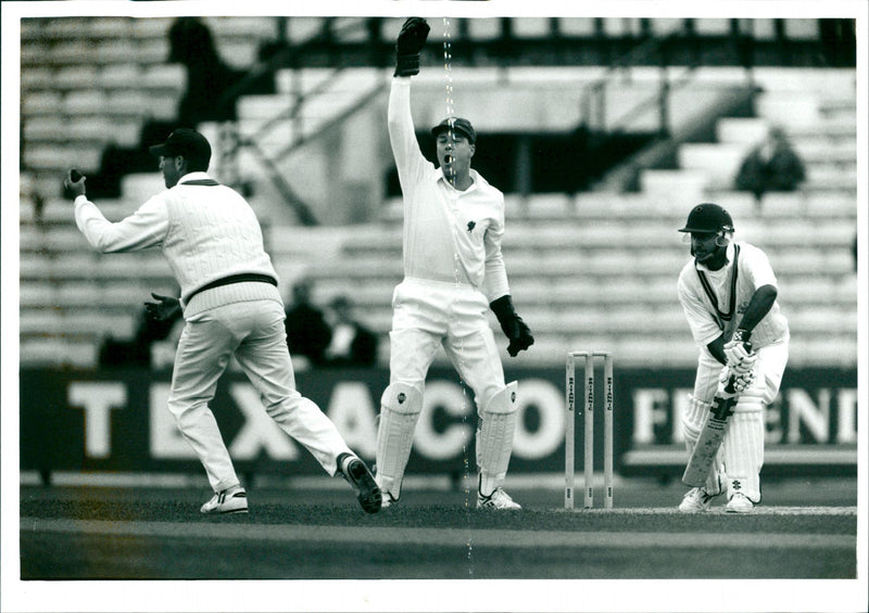 Cricket match - Vintage Photograph