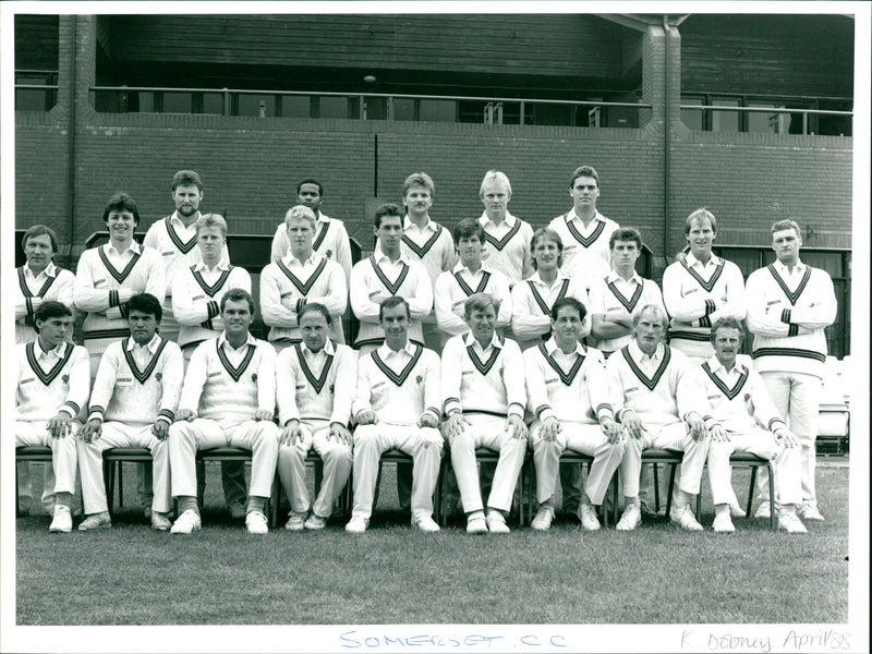 Somerset C.C. - Vintage Photograph