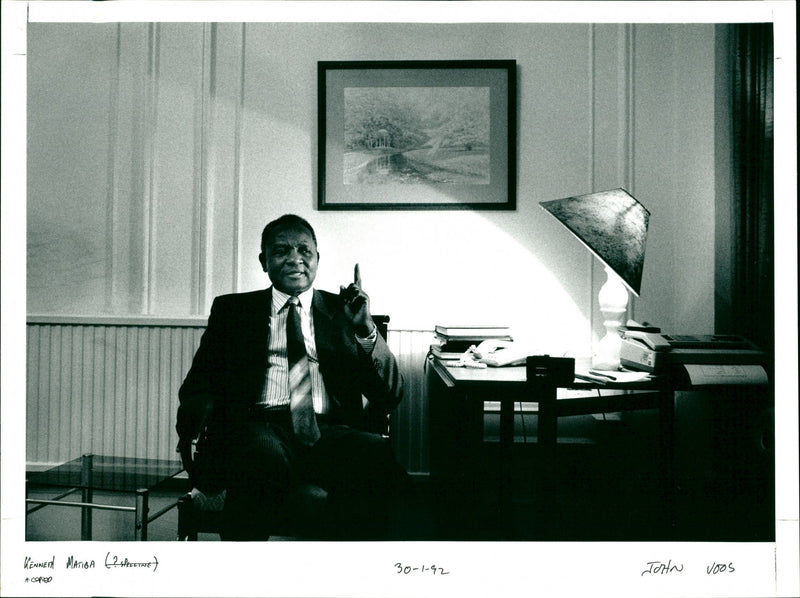 Kenneth Matiba - Vintage Photograph