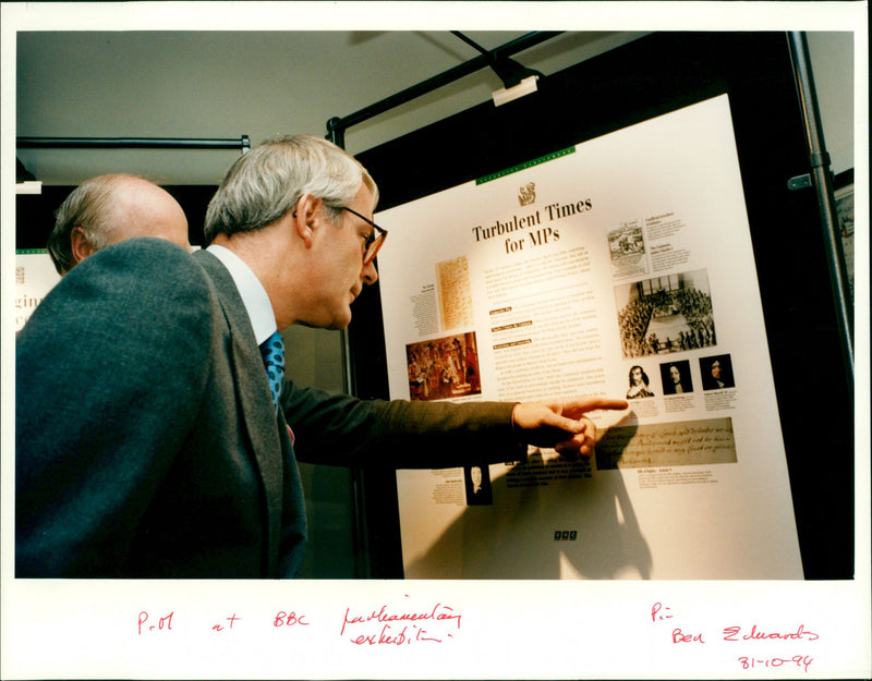 John Major PM - Vintage Photograph