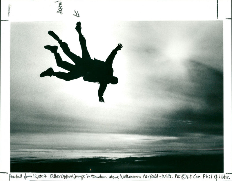 Freefall - Vintage Photograph