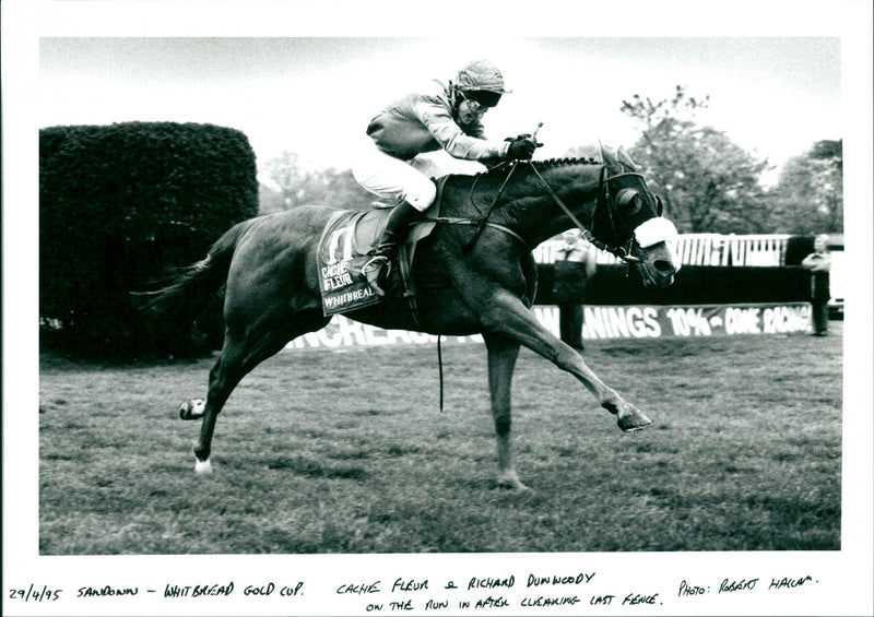 Cache Fleur and Richard Dunwoody - Vintage Photograph