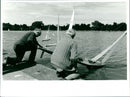 BOATS MODEL BOATS - Vintage Photograph