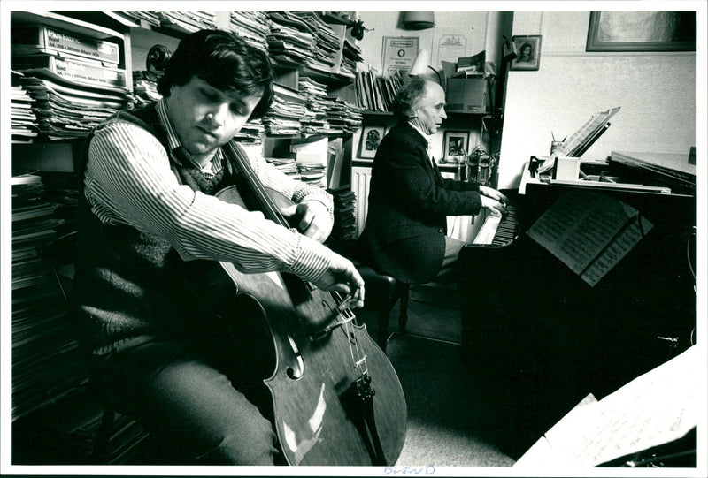 Blind Musician - Vintage Photograph