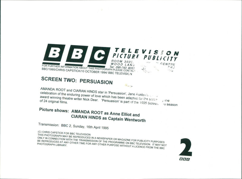 ROGERS WRITER TELEVISION - Vintage Photograph