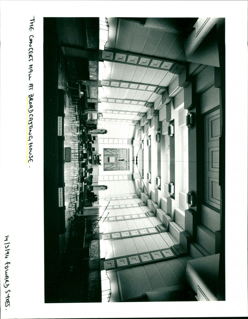 HALL THE AVIA CONCERT, HOUSE - Vintage Photograph