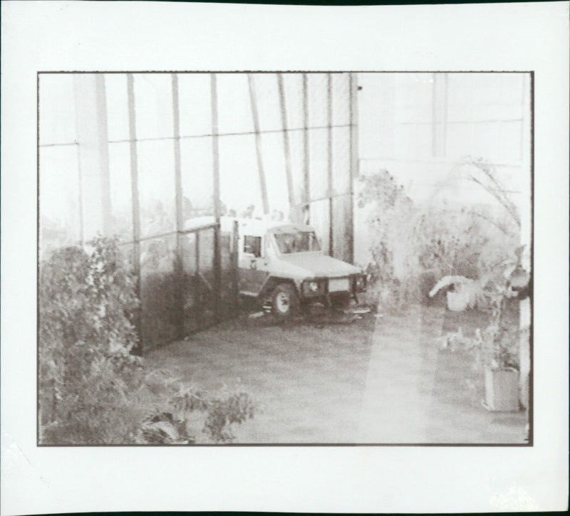Car crashes into a wall, Saturday, 26th June - Vintage Photograph