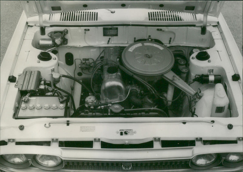 Datsun 'engine' - Vintage Photograph