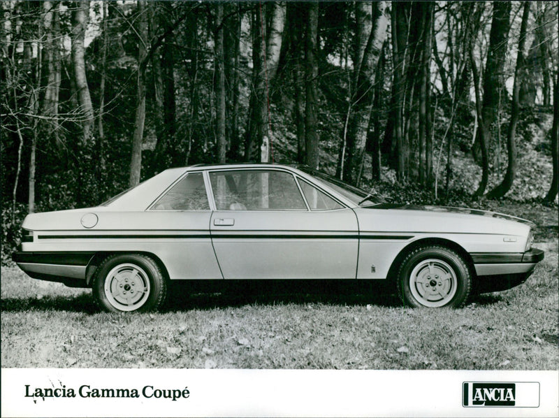Lancia Gamma Coupe 1977 - Vintage Photograph