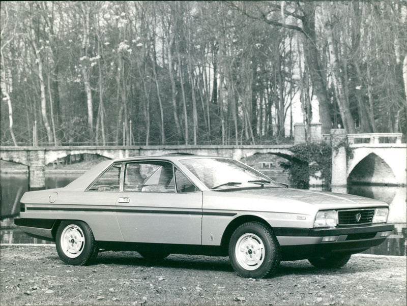 Lancia Gamma Coupe - Vintage Photograph