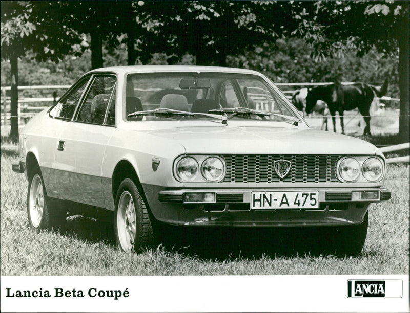 Lancia Coupe Beta - Vintage Photograph