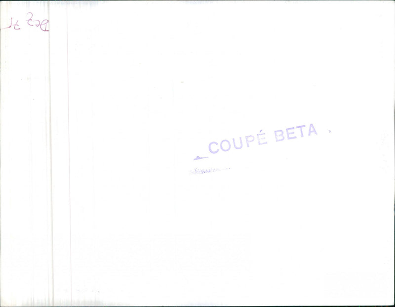 Lancia Coupe Beta - Vintage Photograph