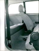 Front and Back Seat of 1974 Audi 50GL - Vintage Photograph