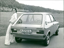 Back View of 1974 Audi 50GL - Vintage Photograph
