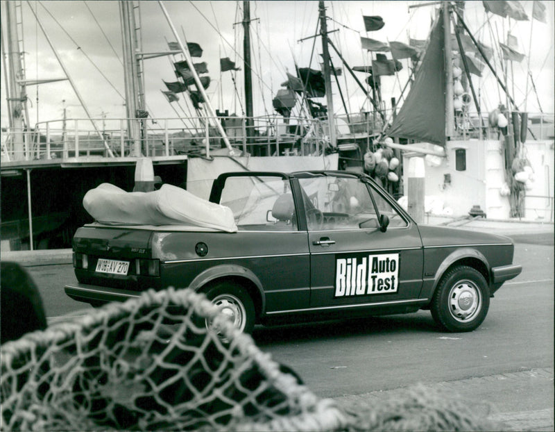 VW Golf Cabriolet - Vintage Photograph