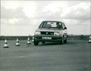 Front View of Volkswagen Jetta GL Turbo Diesel - Vintage Photograph