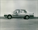 Side View of Volkswagen Jetta GL Turbo Diesel - Vintage Photograph
