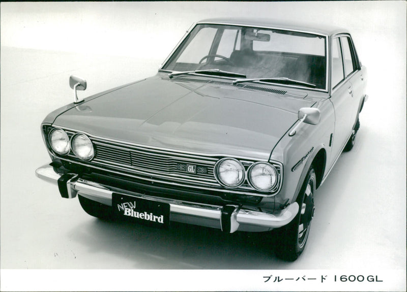 Datsun Bluebird. - Vintage Photograph