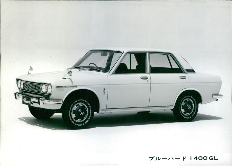 Datsun Bluebird. - Vintage Photograph
