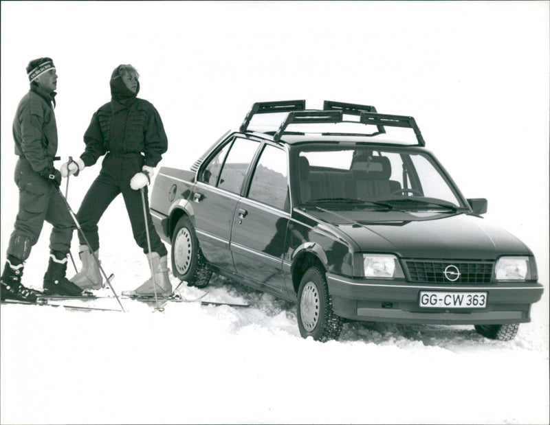 Opel Ascona. - Vintage Photograph