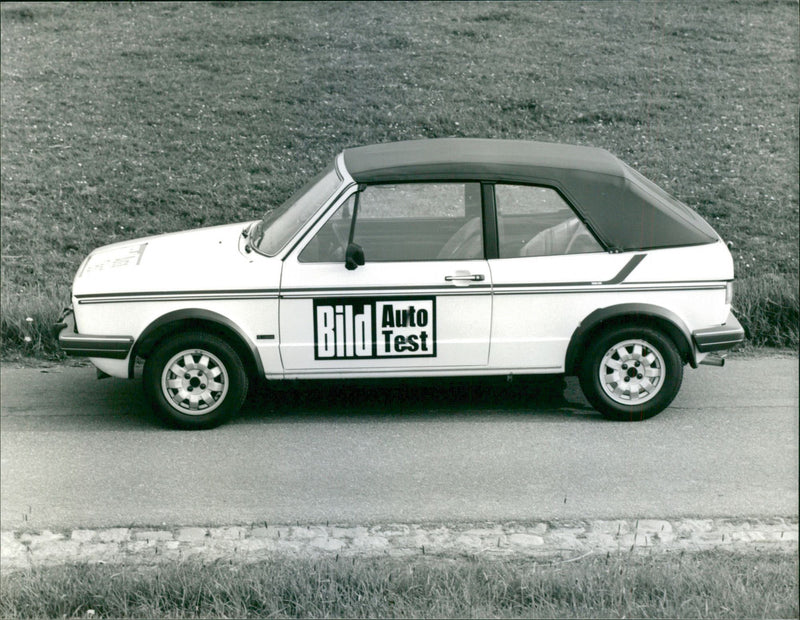 VW Cabrio Convertible - Vintage Photograph