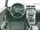 Steering Wheel and Dashboard of 1980 Mazda RX-7 - Vintage Photograph