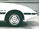 Front Rims of 1980 Mazda RX-7 - Vintage Photograph