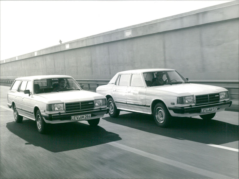 Mazda 929L Station Wagon and Sedan - Vintage Photograph