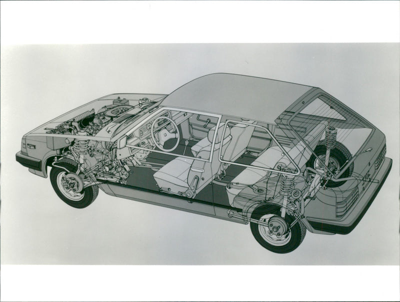 Mazda 323 - Vintage Photograph
