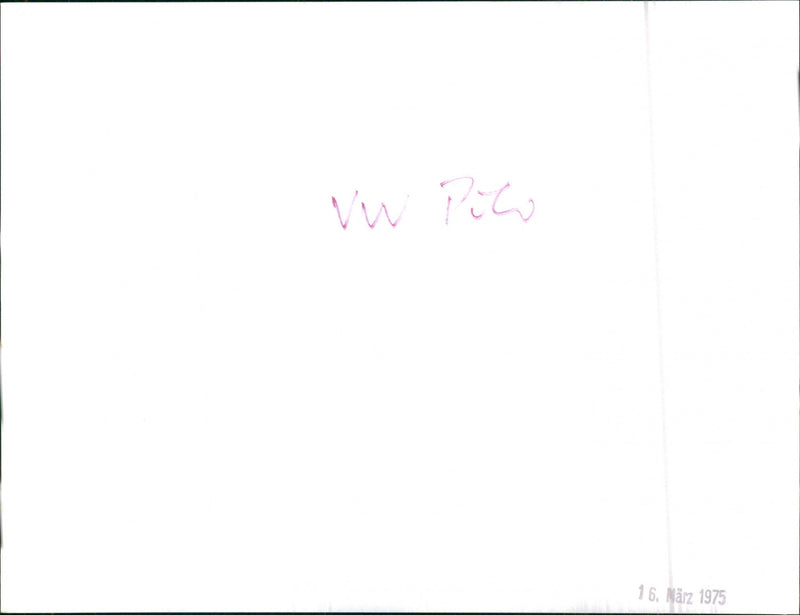 VW Polo - Vintage Photograph