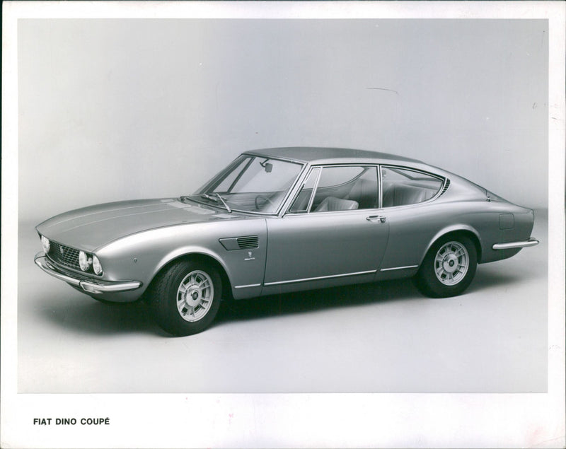 1967 Fiat Dino Coupe - Vintage Photograph