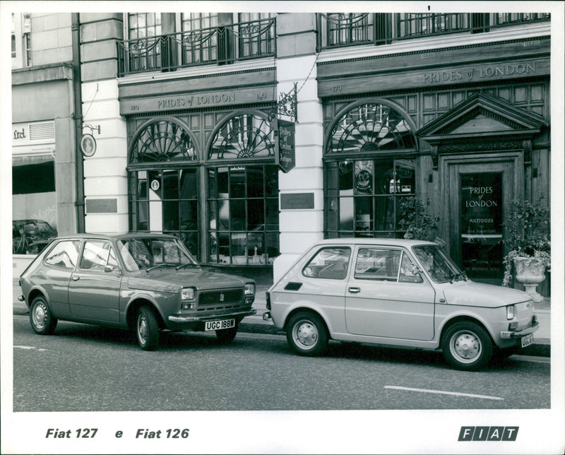 Fiat 127 and Fiat 126 - Vintage Photograph