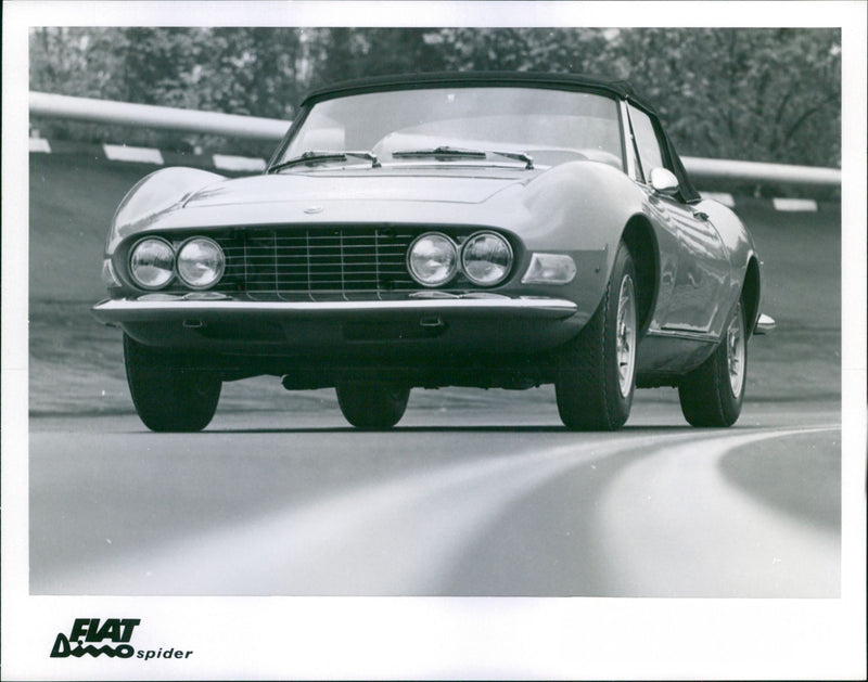 1966 Fiat Dino Spider - Vintage Photograph