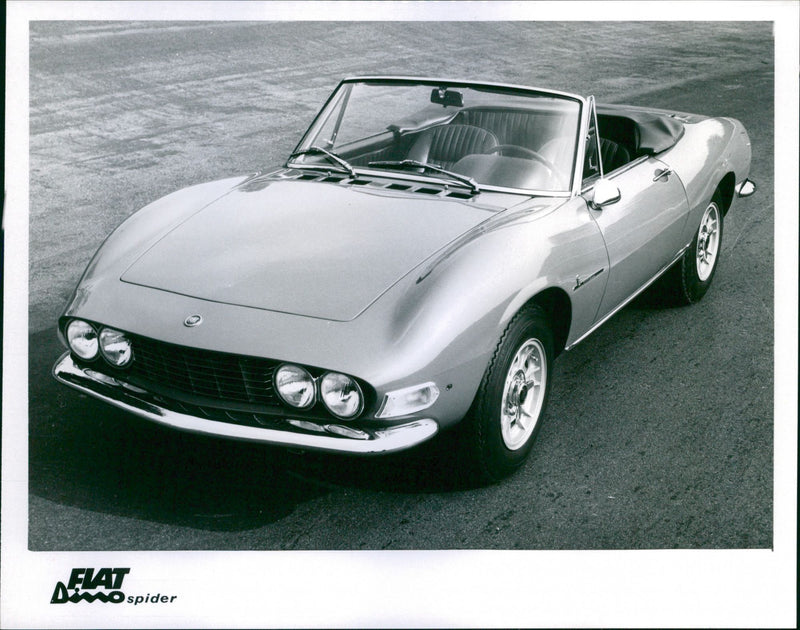 1966 Fiat Dino Spider - Vintage Photograph