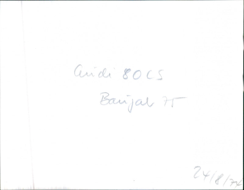 Audi 80 CS - Vintage Photograph