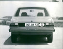 Back View of 1975 Audi 80 - Vintage Photograph
