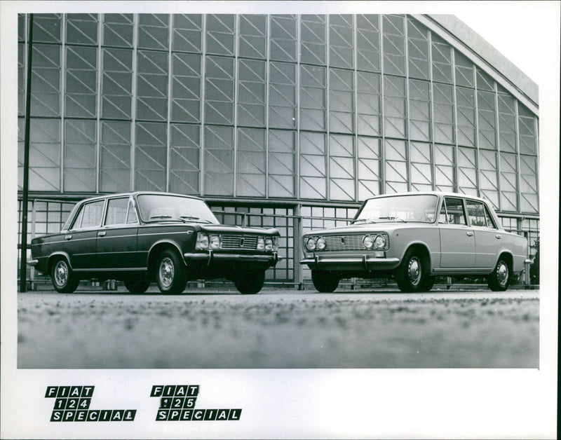 Fiat 124 Special and Fiat 125 Special - Vintage Photograph